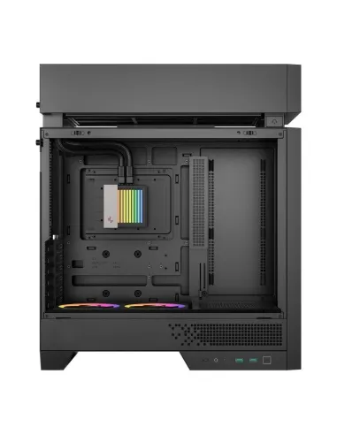 DeepCool CL6600: caja ATX HyperSplit con AIO ARGB de 360 mm