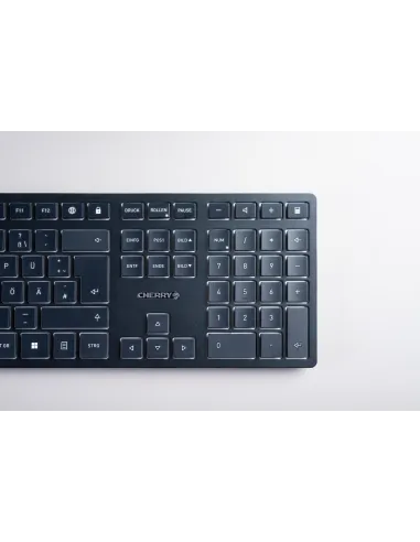 Teclado CHERRY KW 9100 Slim inalámbrico español recargable