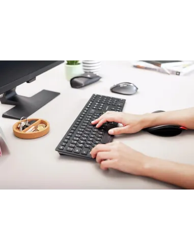 Teclado CHERRY KW 9100 Slim inalámbrico español recargable