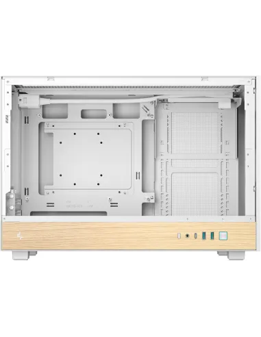 DeepCool CH260 WOOD WH: caja mATX blanca para AIO 360 mm