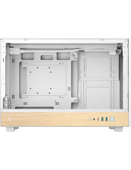 DeepCool CH260 WOOD WH: caja mATX blanca para AIO 360 mm