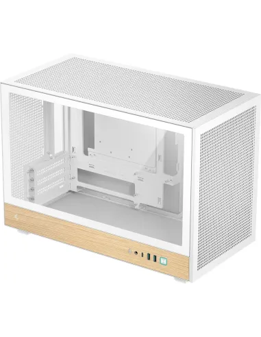 DeepCool CH260 WOOD WH: caja mATX blanca para AIO 360 mm