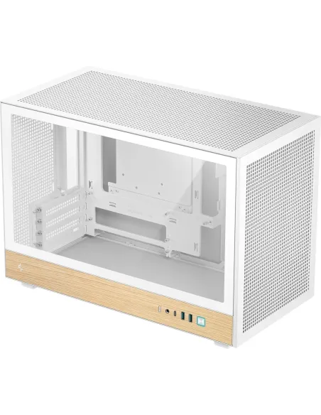DeepCool CH260 WOOD WH: caja mATX blanca para AIO 360 mm