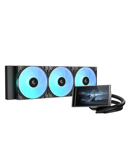 DeepCool LT360 VISION ARGB Refrigeración líquida 360mm con pantalla IPS de 4.5"