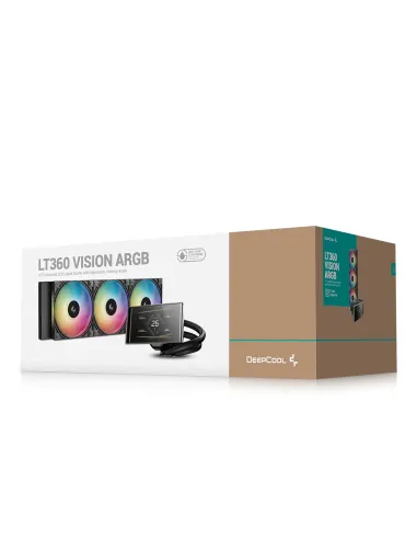 DeepCool LT360 VISION ARGB: AIO 360 con pantalla de 4,5”