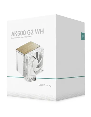 DeepCool AK500 G2 WH: disipador CPU blanco de torre simple