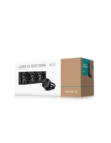 DeepCool LE360 V2 ZERO DARK: AIO CPU 360 con RGB discreto