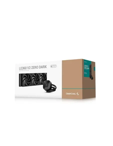 DeepCool LE360 V2 ZERO DARK: AIO CPU 360 con RGB discreto