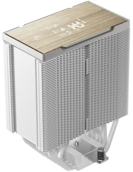 DeepCool AK700 Digital WH: disipador blanco con pantalla