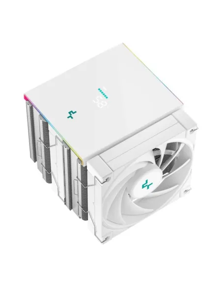 DeepCool AK620 Digital SE WH: disipador doble con pantalla