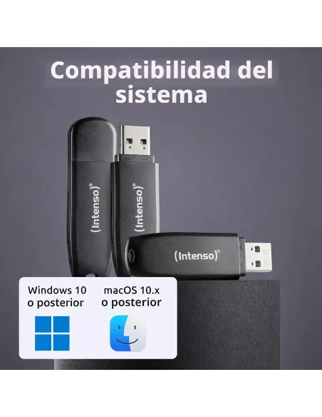 Intenso Speed Line: pack de 3 pendrives USB 3.2 de 32 GB