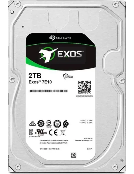 Seagate Exos 7E10 2 TB SAS: HDD empresarial para RAID 24/7