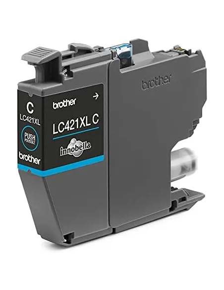 Brother LC-421XLC cian XL: cartucho original de 500 páginas