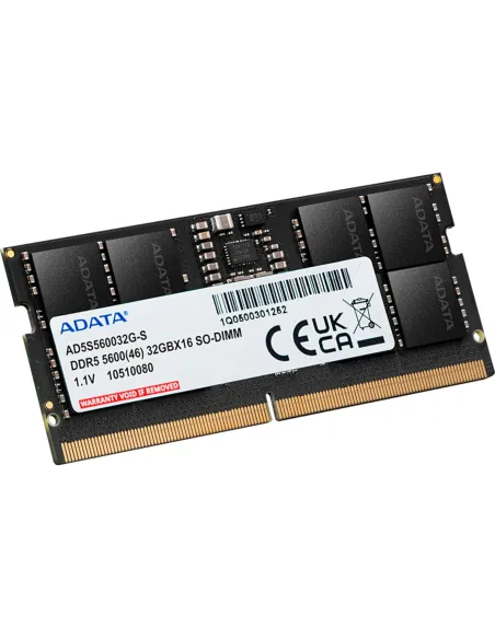 Memoria ADATA AD5S560032G-S DDR5 5600 MHz 32GB CL46 SO-DIMM