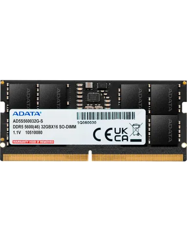 Memoria ADATA AD5S560032G-S DDR5 5600 MHz 32GB CL46 SO-DIMM