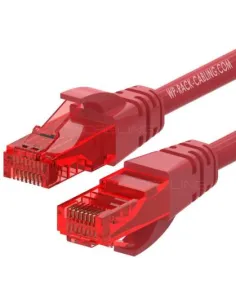 WP WPC-PAT-6U002R Cable de Red Cat6 U/UTP 20cm Rojo-1411842