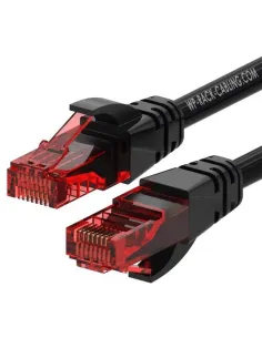 WP WPC-PAT-6U002BL Cable de Red Cat6 U/UTP 20cm Negro Rojo-1411840