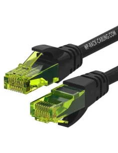 WP WPC-PAT-6AU005BL Cable de Red Cat6a U/UTP 0.5 m Negro Verde-1411806