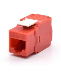 WP WPC-KEY-6UP-TL/R Keystone Cat 6 UTP RJ45 Hembra Rojo Blanco-1411771