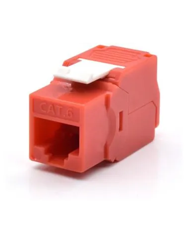 Keystone WP WPC-KEY-6UP-TL/R Cat 6 UTP negro 250 MHz 180°
