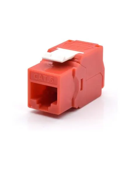 Keystone WP WPC-KEY-6UP-TL/R Cat 6 UTP negro 250 MHz 180°