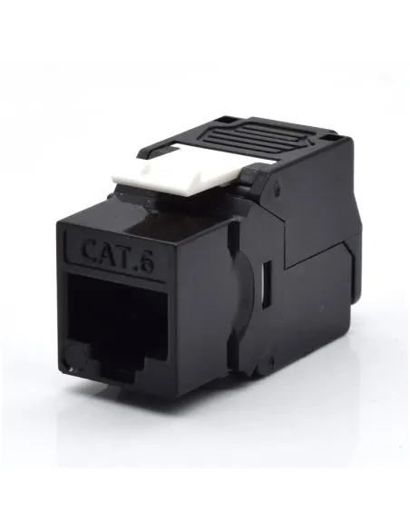 WP WPC-KEY-6UP-TL/BL Keystone Cat 6 UTP RJ45 Hembra Negro
