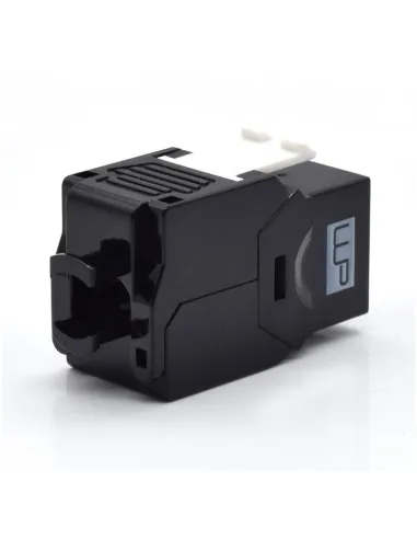 Keystone WP WPC-KEY-6UP-TL/BL Cat 6 UTP negro 250 MHz 180°