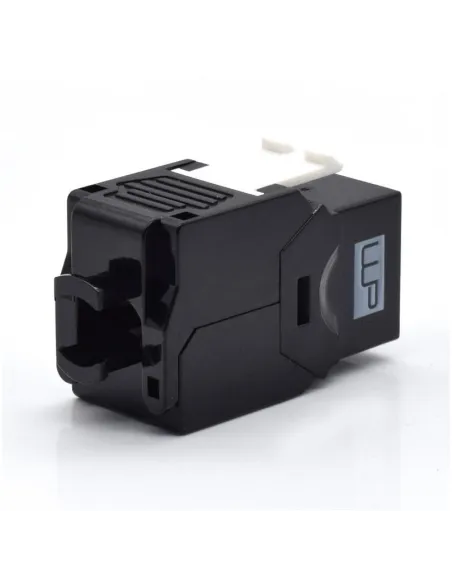 Keystone WP WPC-KEY-6UP-TL/BL Cat 6 UTP negro 250 MHz 180°