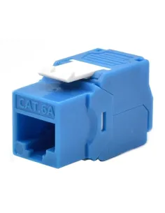 WP WPC-KEY-6AUP-TL/B Keystone Cat. 6A UTP RJ45 Hembra Azul-1411766