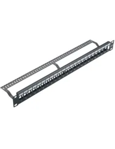 WP WPC-PAN-BU24 Panel patch para armario Rack 19" 1U Cat 5E y Cat.6 UTP 24 puertos-52324