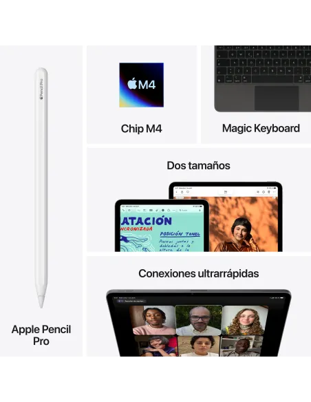 Tablet Apple iPad Air M4 2026 WiFi + Cellular 13" 1TB Gris