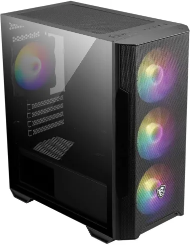 MSI MAG FORGE M100R Cristal Templado USB 3.2 ARGB Negra