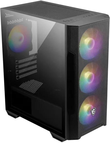 MSI MAG FORGE M100R Cristal Templado USB 3.2 ARGB Negra