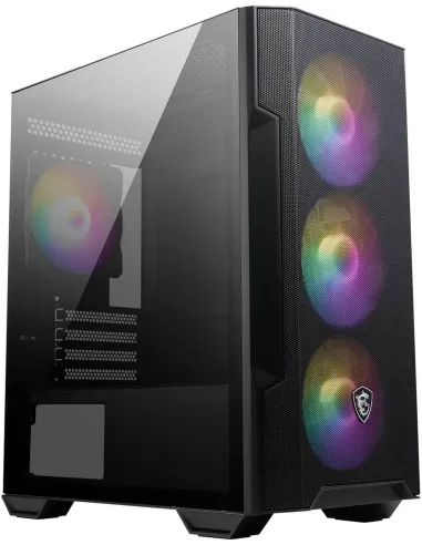 MSI MAG FORGE M100R Cristal Templado USB 3.2 ARGB Negra