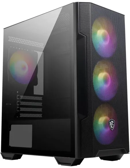MSI MAG FORGE M100R Cristal Templado USB 3.2 ARGB Negra