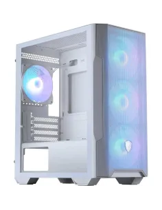 MSI MAG FORGE M100R Semi Torre mATX Cristal Templado USB 3.2 ARGB Blanca-ICACMM0369