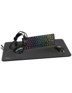 Krom Klass NXKROMKLASSBK Pack Gaming 4 en 1 , Teclado RGB TKL Mecánico , Ratón 7200 DPI , Alfombrilla XXL y Auriculares Negros-FTRCTR0275