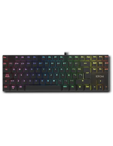 Pack gaming Krom Klass NXKROMKLASSBK 4 en 1 RGB TKL negro