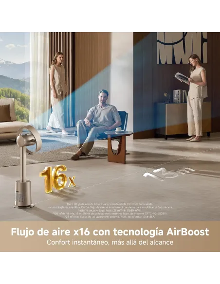 Dreame MF10 ventilador sin aspas con app, voz, mando y Wi-Fi