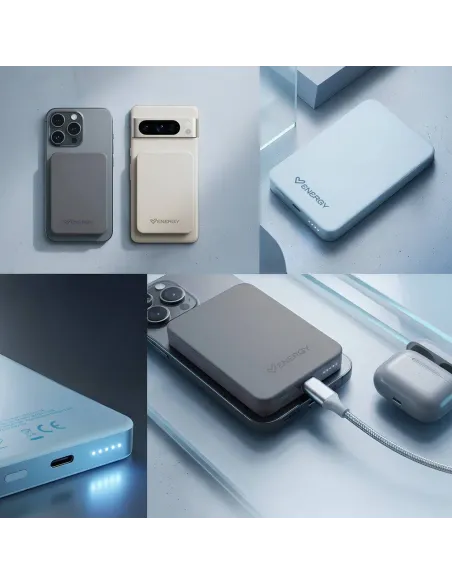 Energy Sistem Magnetic Powerbank 10000mAh Champagne