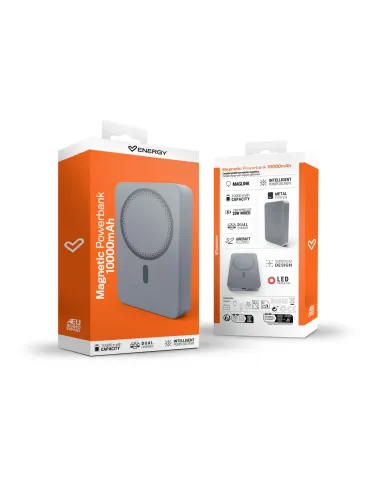 PowerBank Energy Sistem Magnetic Powerbank 10000mAh Graphite