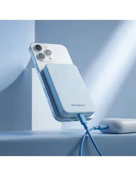 Energy Sistem Magnetic Powerbank 10000mAh Sky con carga dual