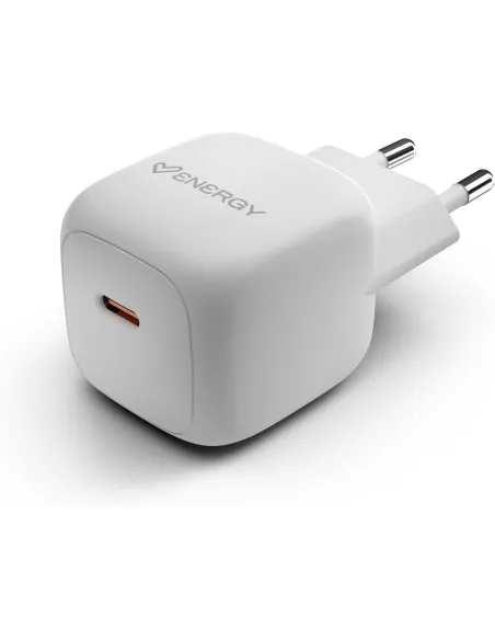 Cargador GaN Energy Sistem 500901 blanco compacto de 45 W
