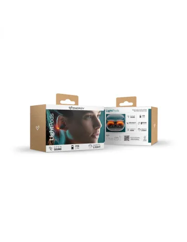 Auriculares Energy Sistem LightPods open-ear con luz IPX4