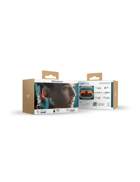 Auriculares Energy Sistem LightPods open-ear con luz IPX4