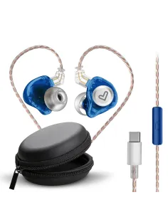 Energy Sistem 501182 Auriculares con Cable Monitor USB-C con DAC integrado Transparentes-MAUAMI1389