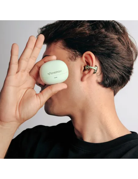Auriculares Energy Sistem StreetPods Open Sound Leaf verde
