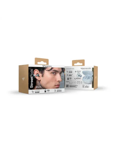 Auriculares Energy Sistem StreetPods Open Sound Mist Azul