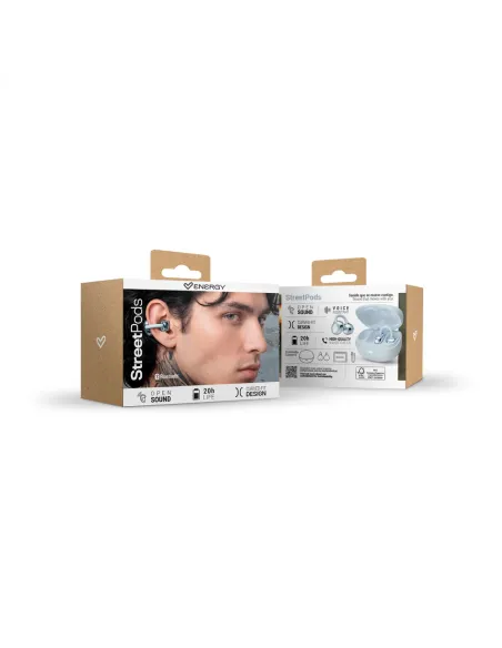 Auriculares Energy Sistem StreetPods Open Sound Mist Azul