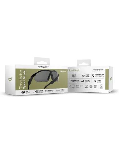Gafas Energy Sistem TrackVibe Sport Music Sunglasses Black